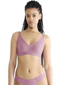 Sloggi Damen Bügelloser BH "NEU: ZERO Feel 2.0 Soft bra", Gr. M, lila, Single Jersey, Obermaterial: 76% Polyamid, 24% Elasthan, modisch, BHs, nahtlos