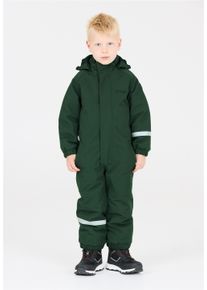 ZIGZAG Kinder Schneeoverall "Vally", grün, casual, Gr. 110, 100% Polyester, Overalls, mit wasser- und winddichter TPU-Membran