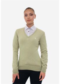 Damen Strickpullover "Verty", grün, casual, Gr. XXL, SIR RAYMOND TAILOR, unifarben, 100% Polyacryl, Pullover, mit klassischem V-Ausschnitt