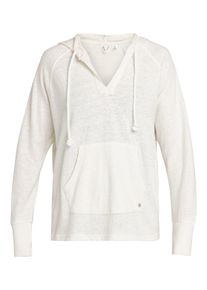 Roxy Damen Kapuzensweatshirt "Destination Surf", weiß, Gr. XS, 55% Baumwolle, 45% Polyester, Sweatshirts