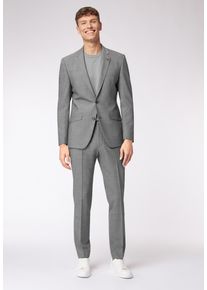 Roy Robson Herren Hosenanzug "Coloured Suit Im Slim Fit", grau, Gr. 50, 55% Schurwolle, 41% Polyester, 4% Elasthan, Anzüge