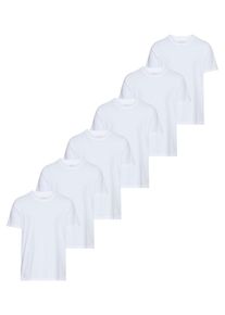 BOSS Herren T-Shirt "5P Authentic", Gr. XL, weiß, Jersey, Obermaterial: 100% Baumwolle, Basic, Shirts, Basic, zum drunterziehen