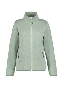 Icepeak Damen Fleecejacke "D STRICKFLEECEJACKE AIKES", grün, sportlich, Gr. XXL, Strick, Obermaterial: 100% Polyester, Jacken, Wärmend