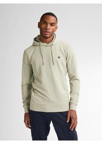 Herren Kapuzensweatshirt, grün, casual, Gr. L, PETROL INDUSTRIES, unifarben, Sweatware, Obermaterial: 95% Baumwolle, 5% Elasthan, Sweatshirts, mit