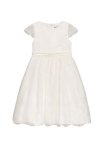 DANAMADE Mädchen Partykleid "DANAMADE Dresses DMAILA", weiß, Gr. 98, Oberstoff: 100% Polyester / Futter: 100% Polyester, Kleider