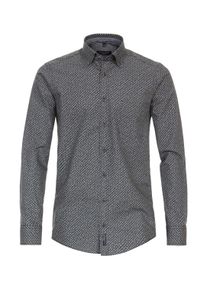 Casamoda Herren Langarmhemd "Casamoda Freizeithemd Print", grün, Gr. XXL, bedruckt, 100% Baumwolle, Hemden