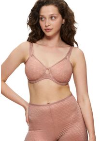 Triumph Damen Minimizer-BH "Signature Sheer W01 EX", Gr. 70, braun, Tüll, Spitze, Obermaterial: 59% Polyamid, 41% Elasthan, modisch, BHs, verkleinert