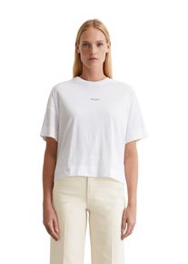 Marc O'Polo MARC O'POLO Damen T-Shirt "aus leichtem Single Jersey", weiß, Basic, Gr. XL, unifarben, Obermaterial: 100% Baumwolle, Shirts