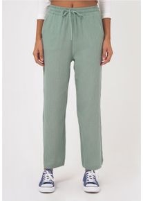 FRESHLIONS Damen 7/8-Hose "Mila", grün, casual, Gr. M, unifarben, 100% Baumwolle, Hosen, im klassischen Design
