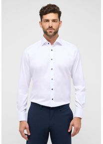 Eterna Herren Langarmhemd "MODERN FIT", weiß, Gr. 44, Twill, 100% Baumwolle, Hemden, NON IRON (bügelfrei)