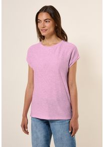 Cecil Damen T-Shirtcherry blossom pink, casual, Gr. XS, unifarben, Stoff, 55% Polyester, 45% Viskose , Shirts, Basic