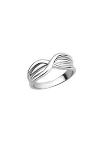 Vivance Damen Fingerring "925/- Sterling Silber rhodiniert", 022 (68,3), Silber 925 (Sterlingsilber), weiß, Silber 925 (Sterlingsilber), Fingerringe