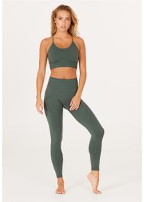ENDURANCE ATHLECIA ATHLECIA Damen Funktionstights "NAGAR", grün, sportlich, Gr. L, unifarben, 83% Nylon, 16% Elasthan, 1% Polyester, Hosen, mit angesagtem
