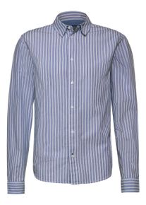 Street One MEN Herren Langarmhemd, weiß, casual, Gr. XXXL, gestreift, Web, 100% Baumwolle, Hemden, aus reiner Baumwolle