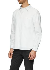 s.Oliver Herren Langarmhemd, weiß, casual, Gr. XL, unifarben, Web, Obermaterial: 100% Baumwolle, Hemden, mit Brusttasche