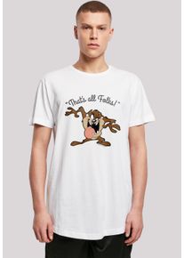 F4NT4STIC Herren T-Shirt "Looney Tunes Taz That's All Folks", weiß, casual, Gr. XXL, Obermaterial: 100% Baumwolle, Shirts, Print