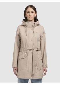 Khujo Damen Kurzmantel "MOSTI", beige, casual, Gr. XXL, unifarben, Web, 100% Polyester, Mäntel