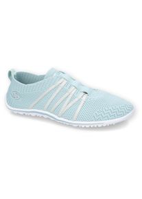 Damen Barfußschuh, Dockers by Gerli, Gr. 38, grün, Textil, sportlich, Schuhe, Schlupfschuh, Sneaker, Sommerschuh in lässiger Strick-Optik