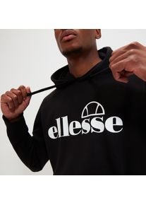 Ellesse Herren Kapuzensweatshirt "OODIA OH HOODY", schwarz, sportlich, Gr. S, Obermaterial: 70% Baumwolle, 30% Polyester, Sweatshirts
