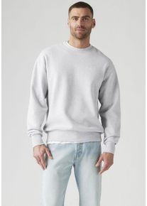 Levi's LEVI'S Herren Sweatshirt "AUTHENTIC CREW", grau, casual, Gr. XL, Sweatware, Obermaterial: 88% Baumwolle, 12% Polyester, Sweatshirts, mit Logostickerei