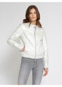 Maze Damen Blouson "42021247", weiß, Gr. L, Obermaterial: 100% Lammleder / Futter: 100% Viskose / Ärmelfutter: 100% Polyester, Jacken