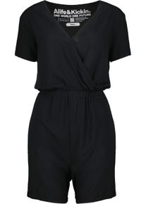 alife and kickin ALIFE & KICKIN Damen Jumpsuit "Damen HellaAK A", schwarz, Gr. XXL, 95% Viskose 5% Elasthan, Overalls