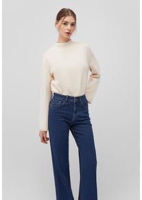 Mavi Damen Strickpullover "HIGH NECK SWEATER", weiß, casual, Gr. L, unifarben, Feinstrick, 52% Viscose, 28% Polyester, 20% Polyamid, Pullover,