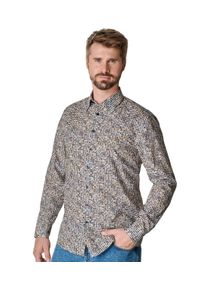 Casamoda Herren Langarmhemd "Casamoda Freizeithemd Print", grün, Gr. XL, bedruckt, 100% Baumwolle, Hemden