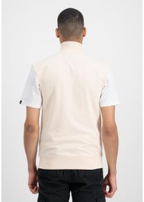 Herren Funktionsweste "Alpha Industries Men - Vests X-Fit Collar Vest", weiß, Gr. L, Alpha Industries, Obermaterial: 80% Baumwolle, 20% Polyester,