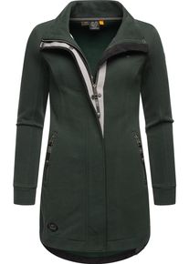 Ragwear Damen Sweatjacke "Letrice", grün, sportlich, Gr. L, Sweatware, Obermaterial: 65% Baumwolle, 35% Polyester, Sweatjacken, Sportliche Zip-Jacke