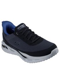 Skechers Herren Slip-On Sneaker "ARCH FIT ORVAN-KINCADE", Gr. 43, schwarz-weiß, Textil, sportlich, Schuhe, Trainingsschuh, Schnürschuh, Schlupfschuh