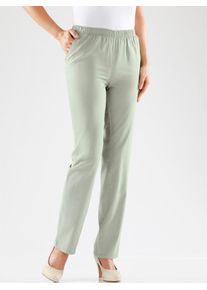 Classic Basics Damen Schlupfjeans, grün, Gr. 19, unifarben, 100% Baumwolle, Jeans