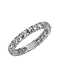 ZEEme Damen Fingerring "925/- Sterling Silber Weißtopas", 052 (16,6), Silber 925 (Sterlingsilber), weiß, Silber 925 (Sterlingsilber), Fingerringe