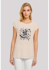 F4NT4STIC Damen T-Shirt "Skelettpaar tanzt mit Band", weiß, casual, Gr. XXL, Obermaterial: 100% Baumwolle, Shirts, Premium Qualität