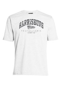 Herren T-Shirt "HARRISBURG", weiß, casual, Gr. XXL, Ahorn Sportswear, bedruckt, 100% Baumwolle, Shirts, mit modischem Print