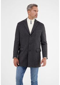 Lerros Herren Wintermantel "Lerros Mantel in klassischer Fischgrat-Optik", grün, Gr. 48, 57% Polyester, 40% Wolle, 3% Nylon, Mäntel