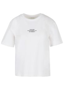 MISS TEE Herren T-Shirt "Miss Tee Damen Too Frozen Tee", weiß, casual, Gr. L, unifarben, 100% Baumwolle, Shirts