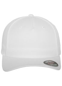 Flexfit Damen Flex Cap "Flexfit Unisex Flexfit 5 Panel", weiß, casual, Gr. L, unifarben, 97% Polyester, 3% Elasthan, Caps