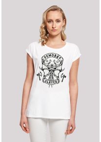 F4NT4STIC Damen T-Shirt "Stranger Things Demobat Slayer", weiß, casual, Gr. XL, Obermaterial: 100% Baumwolle, Shirts, Premium Qualität