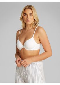 Damen Bügel-BH "LL FULL COVERAGE", Calvin Klein Underwear, Gr. 80, weiß, Obermaterial: 79% Polyamid, 21% Elasthan, unifarben, Basic, BHs, mit Logo an