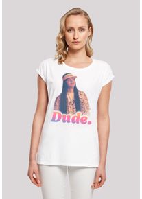 F4NT4STIC Damen T-Shirt "Stranger Things Argyle Dude", weiß, casual, Gr. 5XL, Obermaterial: 100% Baumwolle, Shirts, Premium Qualität