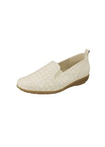 Natural Feet Damen Slipper "Clea", Gr. 37, weiß, Leder, elegant, Schuhe, aus weichem Hirschleder