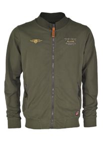 Top Gun Herren Sweatjacke "TG20213020", grün, Gr. XL, Obermaterial: 100% Baumwolle, Sweatjacken