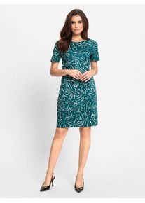 Lady Damen Druckkleid "Kleid", grün, Gr. 40, gemustert, mehrfarbig, 97% Baumwolle, 3% Elasthan, Kleider