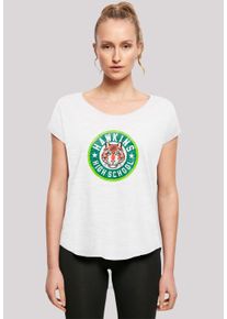 F4NT4STIC Damen T-Shirt "Stranger Things Hawkins Tiger Circle", weiß, casual, Gr. XXL, Obermaterial: 100% Baumwolle, Shirts, Premium Qualität