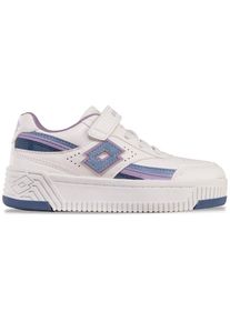 Lotto Kinder Sneaker, Gr. 33, weiß, Synthetik, mehrfarbig, sportlich, Schuhe, - in harmonischer Farbgebung