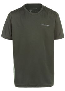 Endurance Kinder Funktionsshirt "Vernon Jr.", grün, klassisch, Gr. 164, unifarben, 100% Polyester, Shirts, mit reflektierendem Logo