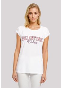 F4NT4STIC Damen T-Shirt "Valentinstag Valentine Vibes", weiß, casual, Gr. XXXL, Obermaterial: 100% Baumwolle, Shirts, Premium Qualität