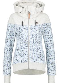 alife and kickin ALIFE & KICKIN Damen Kapuzensweatjacke "Damen PalinaAK", blau, Gr. XS, 50% Baumwolle 50% Polyester, Sweatjacken