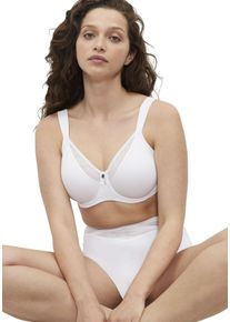 Triumph Damen Minimizer-BH "True Shape Sensation W01", Gr. 75, weiß, Jersey, Tüll, Obermaterial: 65% Polyamid, 26% Elasthan (LYCRA), 9% Polyester,